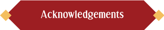 Acknowledgements